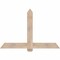 Ekena Millwork Eugene Smooth Timber Gable Bracket, Douglas Fir, 60"W x 40"H x 3 1/2"D x 5 1/2"F, 16/12 Pitch GBW060X40X0406EUG00SDF - alternate 1